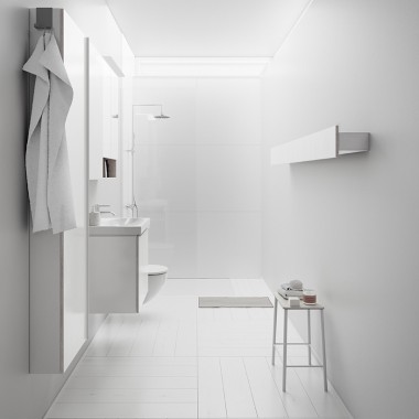 Geberit Acanto, blanc, meubles de salle de bains