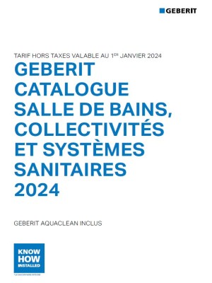 Catalogue Salle bains Collectivités et systèmes sanitaires 2024