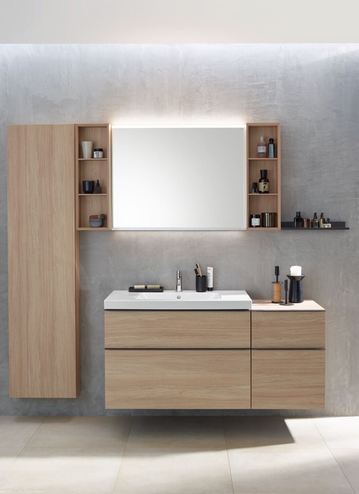 Meuble de salle de bains Geberit iCon avec miroir