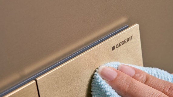 Plaque de déclenchement Geberit Sigma70 avec surface facile à nettoyer Plaque de déclenchement Geberit Sigma70 avec surface facile à nettoyer