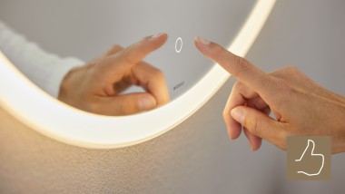 Miroir Geberit option avec éclairage