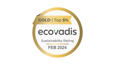 Médaille d'or d'EcoVadis pour la gestion de la durabilité de Geberit (© Geberit)