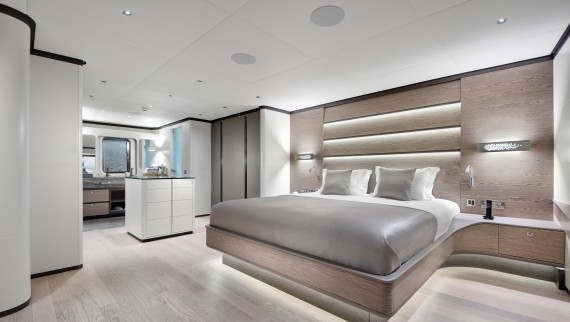 Chambre d’un yacht (© ADA Yachting)