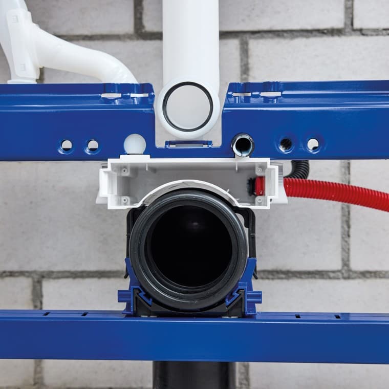 Élément Duofix avec boîtier Power & Connect préparé Élément Duofix avec boîtier Power & Connect préparé